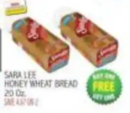 Ingles Markets Sara Lee honey wheat bread offer