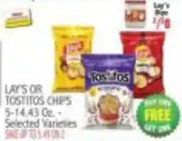 Ingles Markets Lay's or Tostitos chips offer