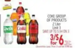 Ingles Markets Coke Group of Products offer