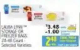 Ingles Markets Laura linen storage or freezer bags offer