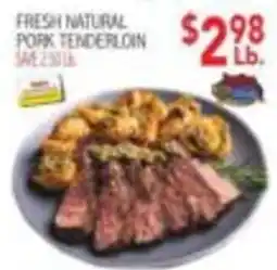 Ingles Markets Fresh Natural Pork Tenderloin offer