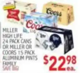 Ingles Markets Miller High Life offer