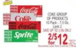 Ingles Markets Coke Group of Products offer