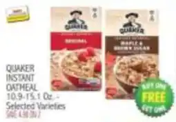 Ingles Markets Quaker instant oatmeal offer