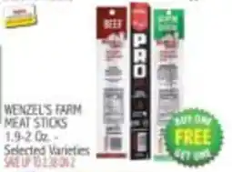 Ingles Markets Wenzel's Farm Meat Sticks offer