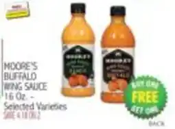 Ingles Markets Moore's buffalo wing sauce offer