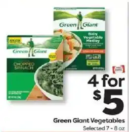 Weis Markets Green Giant Vegetables offer