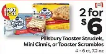 Pillsbury Toaster Strudels, Mini Cinnis, or Toaster Scrambles