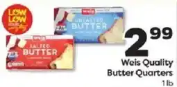 Weis Markets Weis Quality Butter Quarters offer