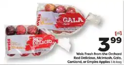 Weis Markets Weis Fresh from the Orchard Apples offer