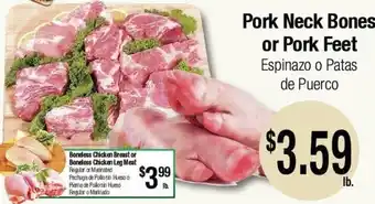 Pork Neck Bones or Pork Feet