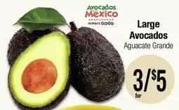 Big Saver Foods Avocados from Mexico Large Avocados offer