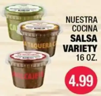 Nuestra cocina salsa variety