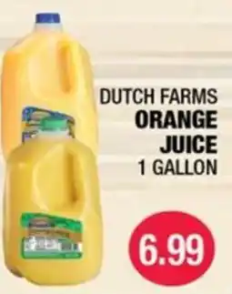 Carnicerias Jimenez Dutch Farms orange juice offer
