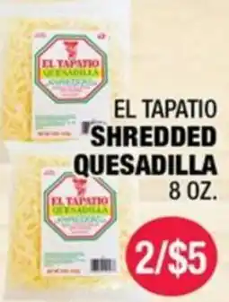 Carnicerias Jimenez El Tapatio shredded quesadilla offer