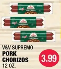 Carnicerias Jimenez V&V Supremo pork chorizos offer