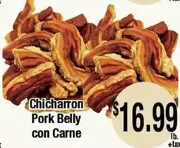 Big Saver Foods Chicharron Pork Belly con Carne offer
