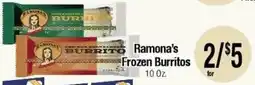 Big Saver Foods Ramona's Frozen Burritos offer