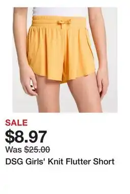 Dick's Sporting Goods DSG Girls' Knit Flutter Short offer