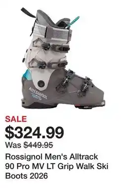 Dick's Sporting Goods Rossignol Men's Alltrack 90 Pro MV LT Grip Walk Ski Boots 2026 offer