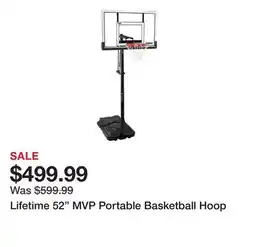 Dick's Sporting Goods Lifetime 52 MVP Portable Basketball Hoop offer