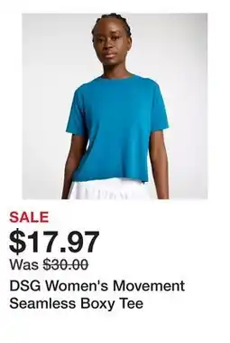 Dick's Sporting Goods DSG Women's Movement Seamless Boxy Tee offer