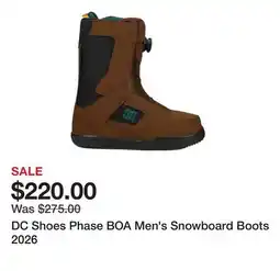 Dick's Sporting Goods DC Shoes Phase BOA Men's Snowboard Boots 2026 offer