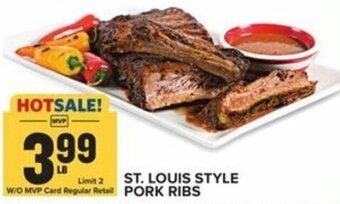 Food Lion St. Louis Style Pork Ribs offer