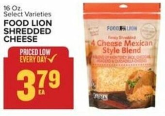 Food Lion Food Lion Shredded Cheese offer