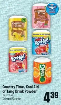 Times Supermarkets Country Time, Kool Aid or Tang Drink Powder offer
