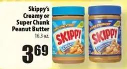Times Supermarkets Skippy's Creamy or Super Chunk Peanut Butter offer