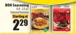 Times Supermarkets NoH Seasoning offer