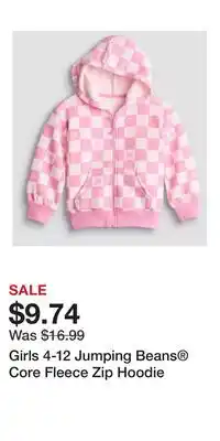 Kohl's Girls 4-12 Jumping Beans Core Fleece Zip Hoodie offer