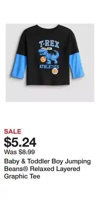 Kohl's Baby & Toddler Boy Jumping Beans Relaxed Layered Graphic Tee offer