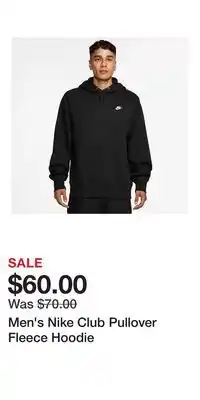 Kohl's Men's Nike Club Pullover Fleece Hoodie offer