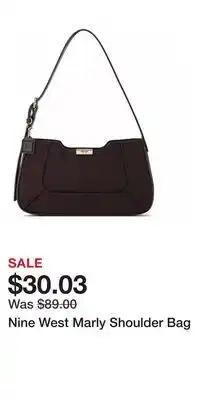 Kohl's Nine West Marly Shoulder Bag offer