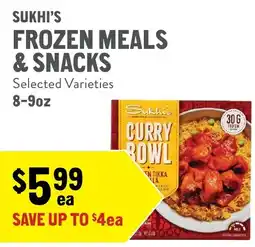 New Seasons Market Sukhi's curry bowl offer
