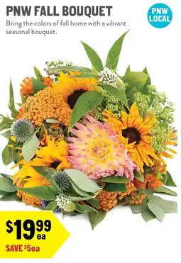New Seasons Market Pnw local pnw fall bouquet offer