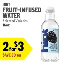 New Seasons Market Hint fruit-infused water offer