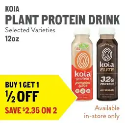 New Seasons Market Koia plant protein drink offer