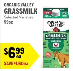 New Seasons Market Organic Valley Grassmilk offer