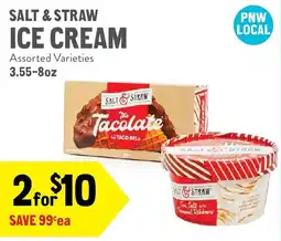 New Seasons Market Salt & Straw ice cream offer