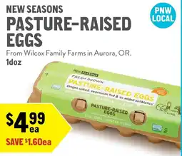 New Seasons Market New Seasons pasture-raised eggs offer