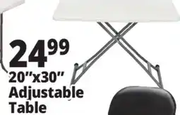 Ocean State Job Lot 20x30 Adjustable Table offer