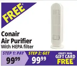 Ocean State Job Lot Conair Air Purifier With HEPA filter offer