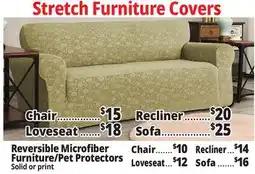 Ocean State Job Lot Stretch Furniture Covers offer