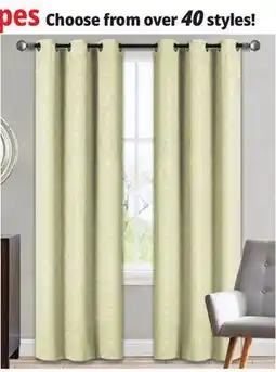 Ocean State Job Lot Energy Saving 2 Pk. Blackout Drapes 84 offer