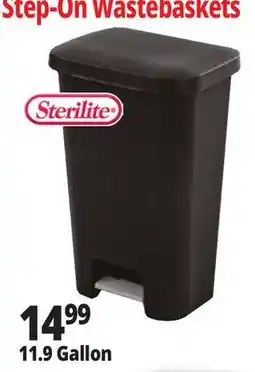 Ocean State Job Lot 11.9 Gallon Step-On Wastebaskets offer