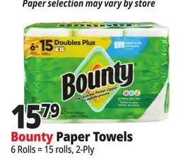Ocean State Job Lot Bounty Paper Towels offer