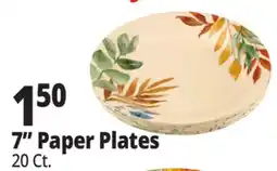 Ocean State Job Lot 7 Paper Plates offer